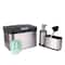 Organize It All Stainless Steel Compost Bin with Bonus Biodegradable Bags, Sink Organizer & Scrub Brush